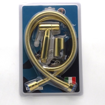 Modern Luxury Gold 304 Stainless Steel Bathroom Shower Sprayer Toilet Bidet Set