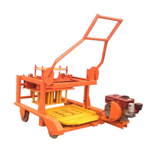 Bloc de briques de sol mobile fabriquant une machine brique QMR4-45