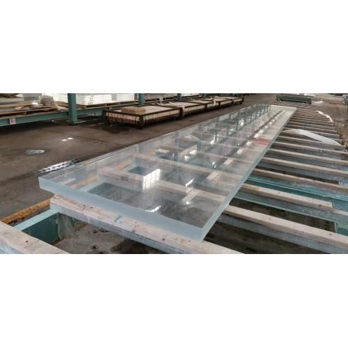 Acrylic glass for outdoor swimming pool