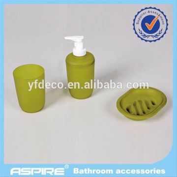 Acrylic bathroom set, 4pcs bathroom set, acrylic bathroom accessory