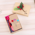 Recykling Brown Paper Kraft Paper Wigil Dift Box