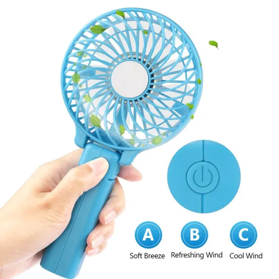 Mini Foldable Rechargeable Hand Fan USB Battery Operated