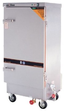 Electric rice steaming cart 6/8/10/12 tray cart commercial rice steamer for restaurant