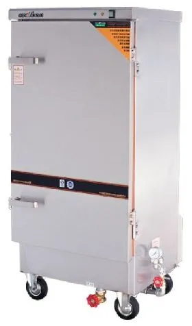 Electric rice steaming cart 6/8/10/12 tray cart commercial rice steamer for restaurant