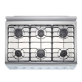 30'' 6 Burners Gas Cooker Glass Top Hob