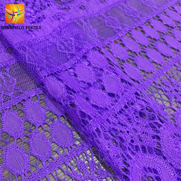 Factory graceful dyed lace fabric for cloth