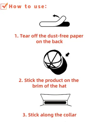 Sweat-Absorbing Summer Golf Hat Liner