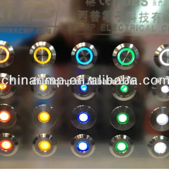 CMP waterproof equipment signal lamp Metal ring LED indicator light IP67