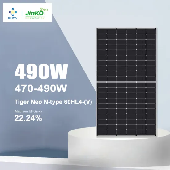 Jinko Solar Panel Tiger Neo N-Type: Specifications and Details for 60HL4, 120Cell, 470W-490W Solar Panels