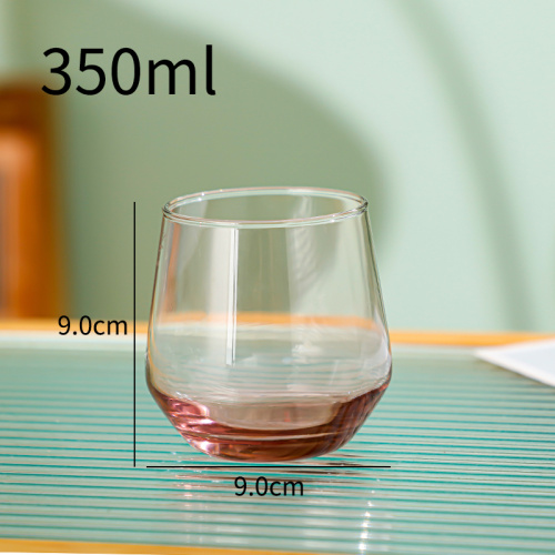 Xícaras de café de vidro personalizáveis ​​com diversas opções de cores