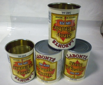 Durable Tin Can for Sauce Storage