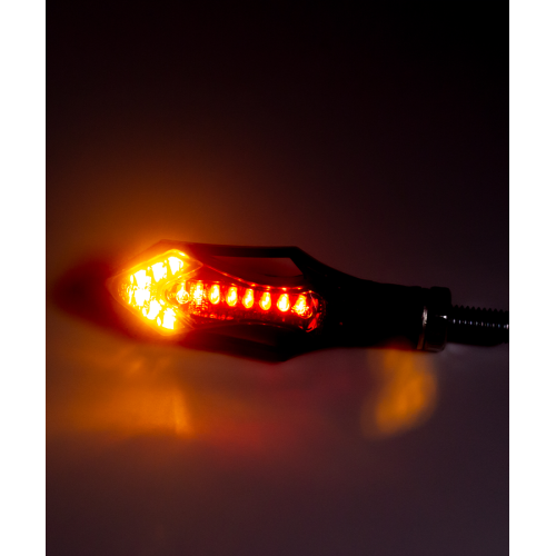 યુનિવર્સલ મોટરસાયકલ લાઇટિંગ સિસ્ટમ મોટરબાઈક ટર્ન સિગ્નલ એલઇડી સૂચક બ્લિંકર લાઇટ લેમ્પ