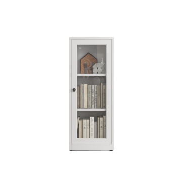 Modern Glass Door Bookcase Cabinets: Iron, Metal Cupboards, and Storage Solutions for Your Living Room