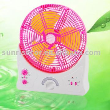 10" emergency rechargeable fan