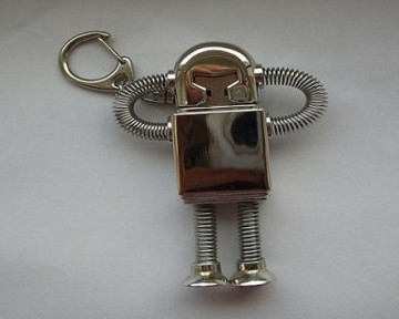 Metal Robot Cartoon USB Flash Drive