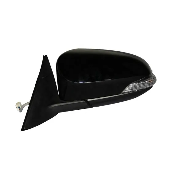 MAICTOP AUTO PARTS Black Rear View LED Side Mirror for CAMRY USA 2012-2017
