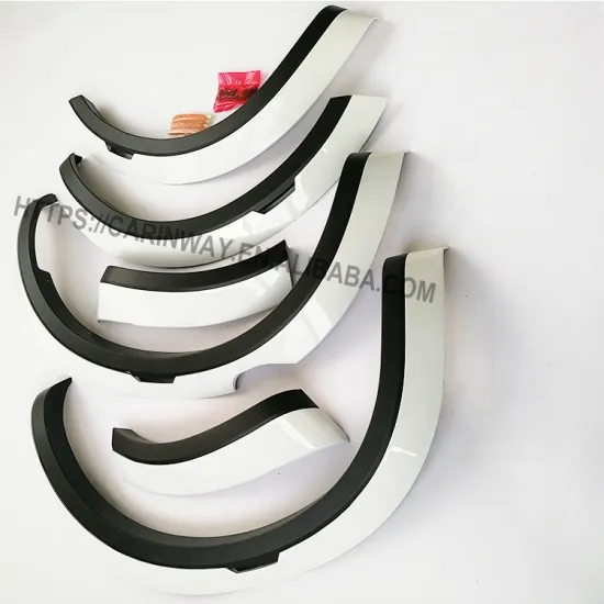 Low Price Car Accessories: White Wheel Trim Fender Flare with Light Eyebrow Protector for Nissan Navara NP300 2018