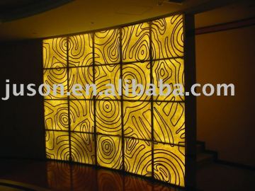 Resin tiles for construction