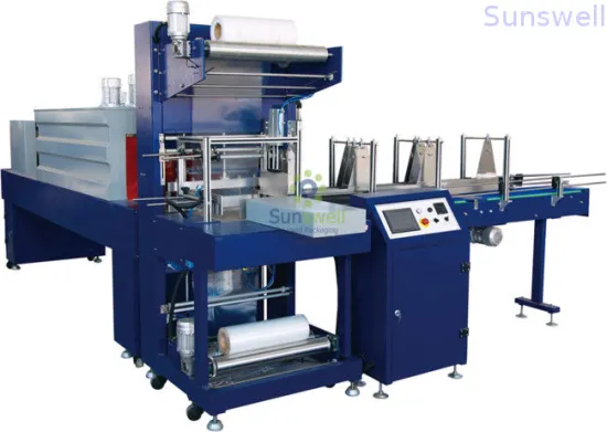 High Speed Shrink Packaging Equipment , Pe Film Beverage Wrapping Machinery