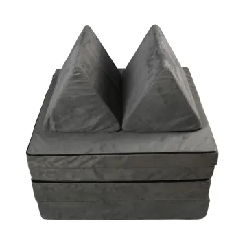 6-Piece Fold Out Kids Couch Modular Toddler Sofa for Bedroom Playroom