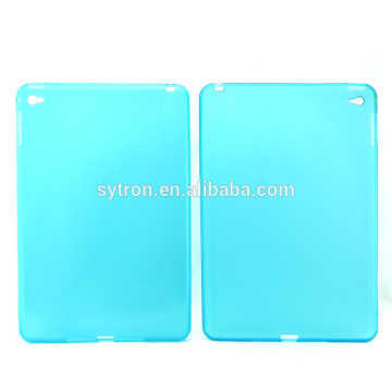 Matte transparent rubber soft gel tpu back cover case for ipad mini4