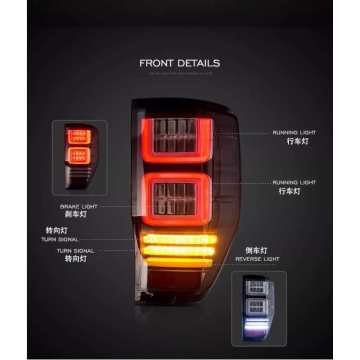 4x4 Accesorios Taillight para Ford Ranger 2012+