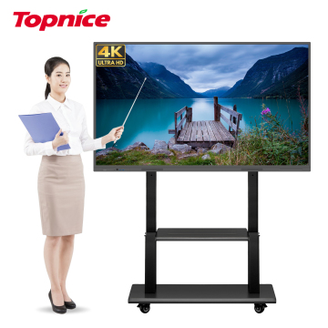 Topnice 98 Inches LCD Smart Board - Interactive Whiteboard for Conferences and Teaching