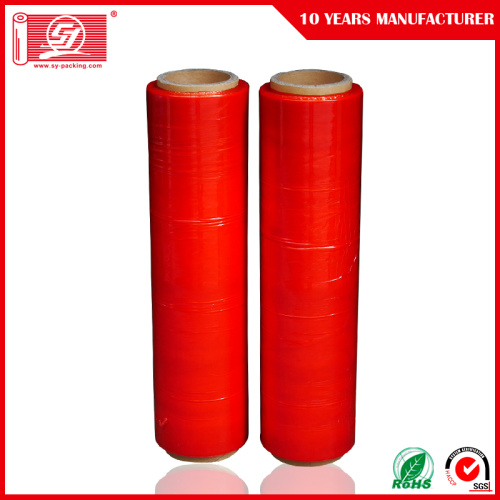 Red Color LLDPE Handy Wrap Stretch Film