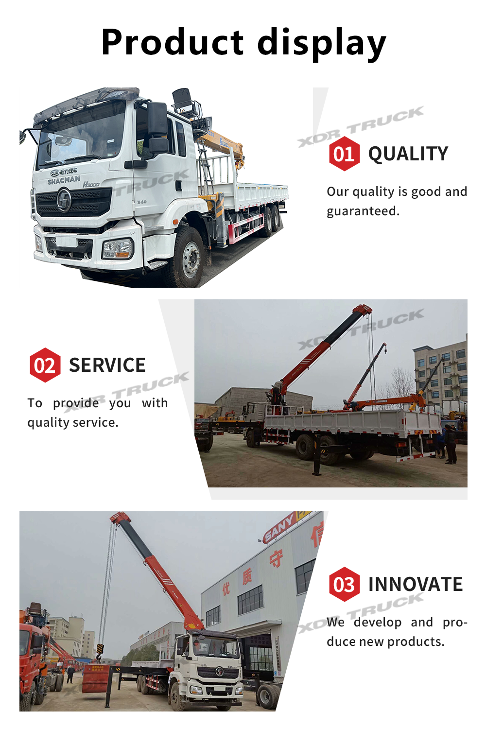 25T cargo truck mounted 12T lifting crane