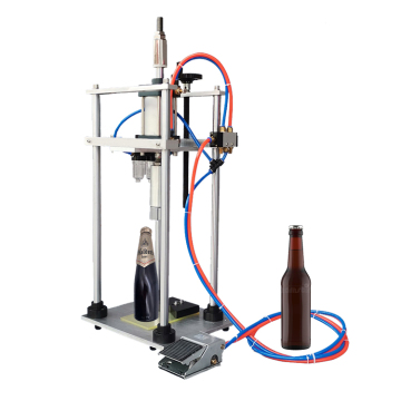 Semi-Automatic Pneumatic Glass Bottle Sealer - Beer Bottle Capping Machine