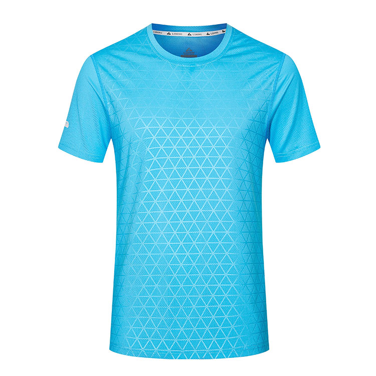 100% polyester multi-color sports t-shirt