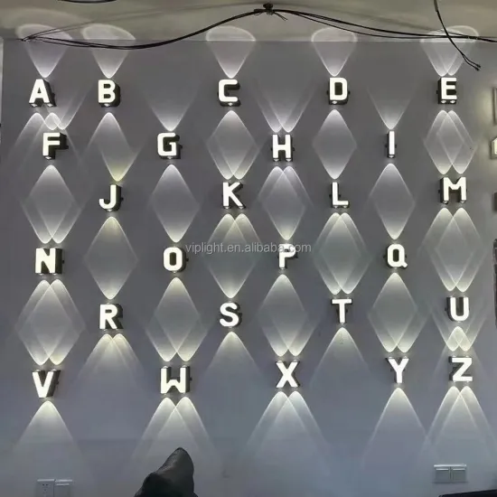 Outdoor Rainproof LED English Letter Wall Light for Garden Decor