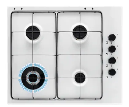 White Electrolux Hobs 60cm