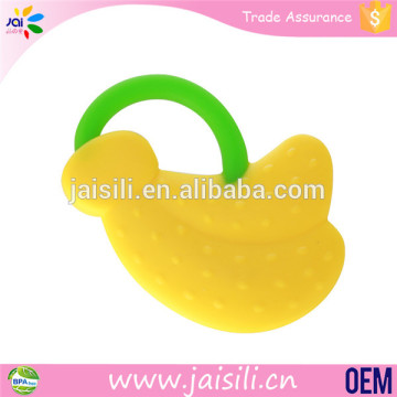 BPA Free Baby Teething Toys Soft Silicone Fruit Banana Teether