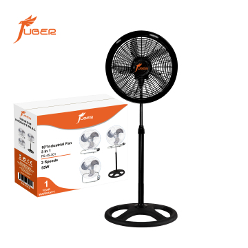 85W 18 Inch Electric Oscillating 3-Speed Pedestal Fan