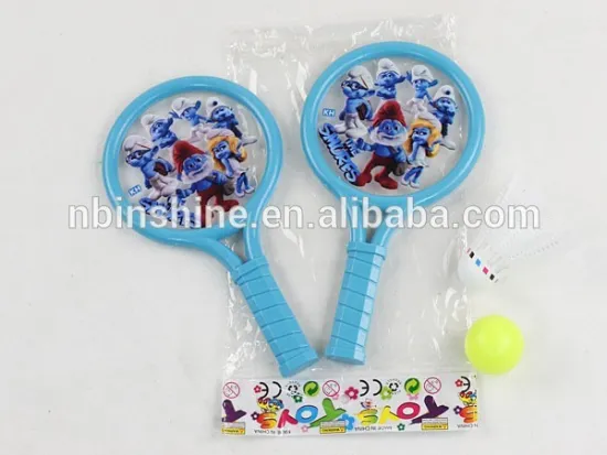 Plastic badminton racket toy , sport toy with one ball and one badminton for children