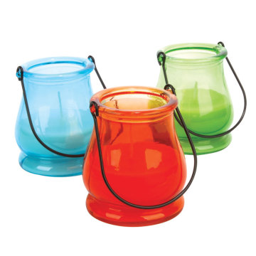 Grande vaso di vetro Insetto repellente per citronella candele