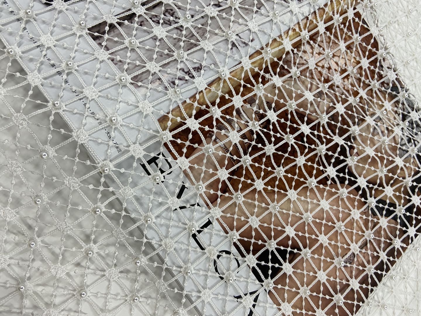 Vogue Pearls Decorate Fabrics