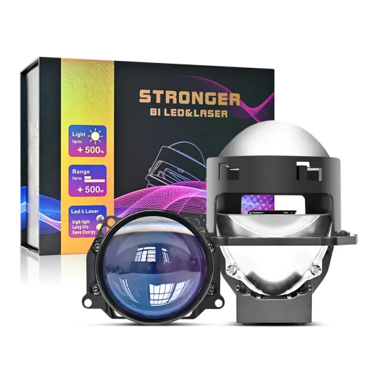 Yosovlamp 70W LED Motorcycle Headlight 10000LM 3-inch High/Low Beam Spotlight