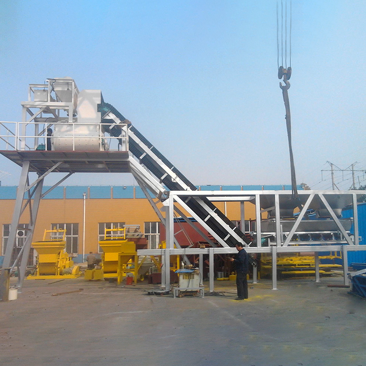 35m³/Hour capacity movable mobile concrete batching plant