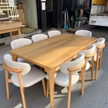 Modern Luxury Cheap Price Rectangular Dining Table with Marble Top for Home and Restaurant Kitchen
