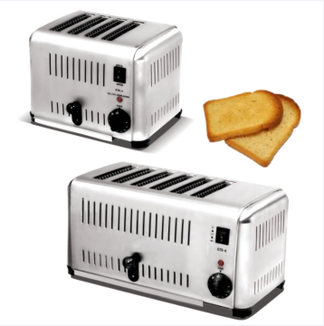 RM Commercial Digital Electric Retro Smart Bread Toaster fours pour 2, 4 ou 6 tranches