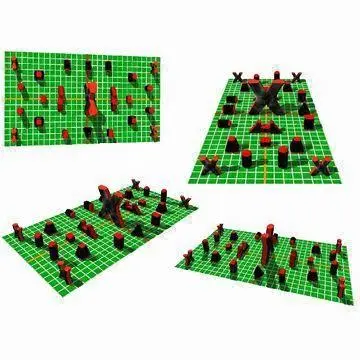 Advertising Inflatable Bunkers and Paintballs with Valve, OEM Orders are Welcome, Made of PVC