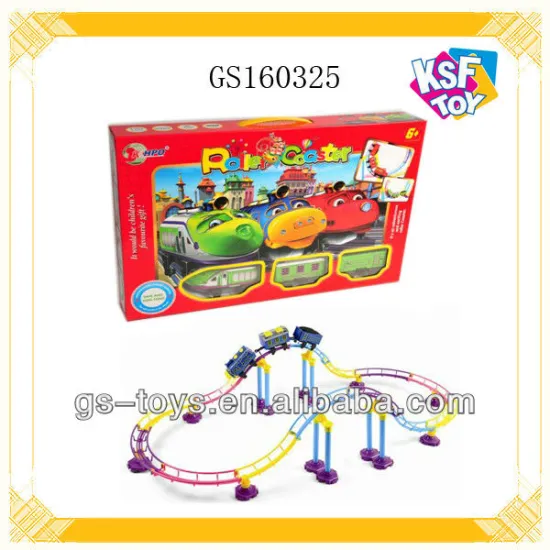 Children Play Set Toy Roller Coaster With Light 2 Styles For Select