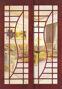 wood solid wooden door fancy door