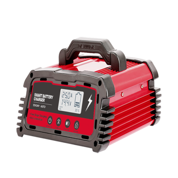 Portable 12V/24V DC EV Lithium LiFePO4 AGM Gel Battery Charger 10A
