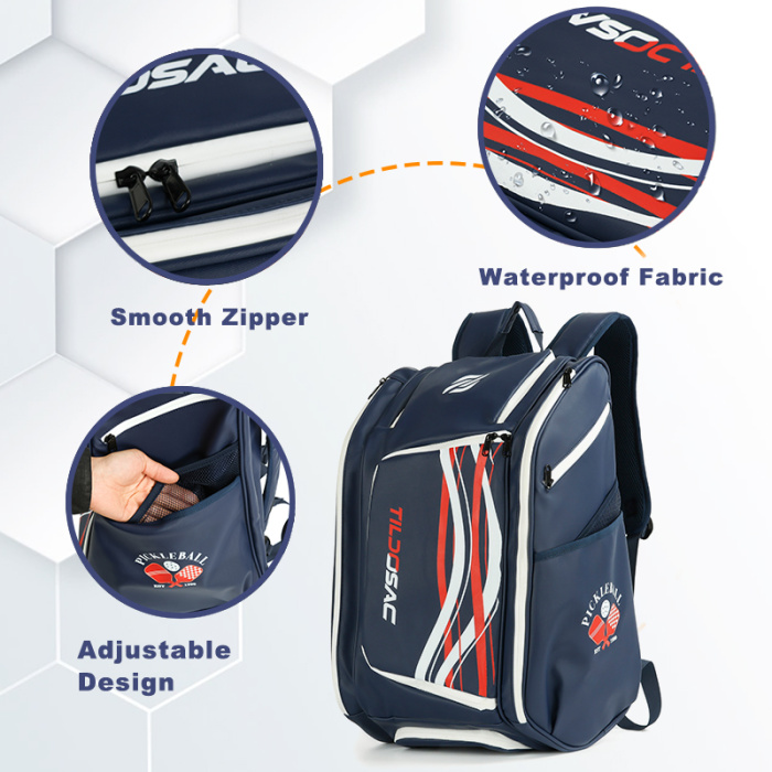 PU leather Pickleball bag