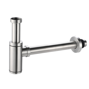Custom Made 1 1/4\" 304SS Siphon Bottle Trap for Modern Basins