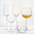 Graverade Champagne Coupe Glasses vinglasuppsättning