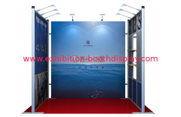 Lightweight Modular Booth Systems , 10x10 Textile Trade Show Booth Exhibits